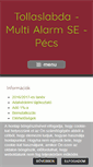 Mobile Screenshot of multialarmse.hu